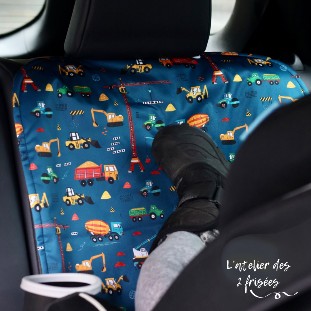 Car Seat Protector - Construction Trucks – L'atelier des 2 frisées