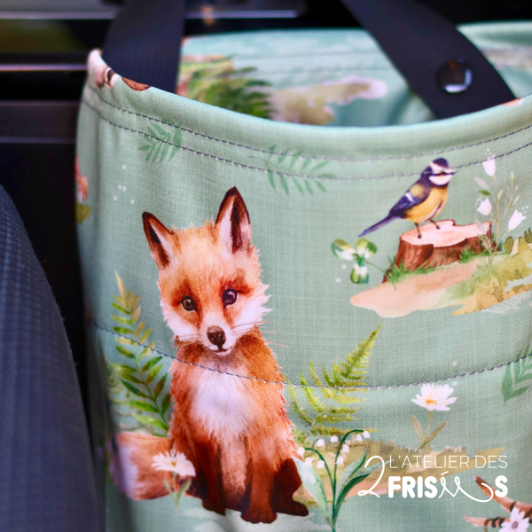 Poubelle de voiture - Rusé comme un renard