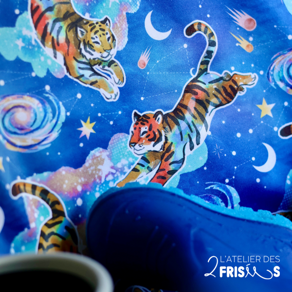 Car seat protector - Celestial Tigers
