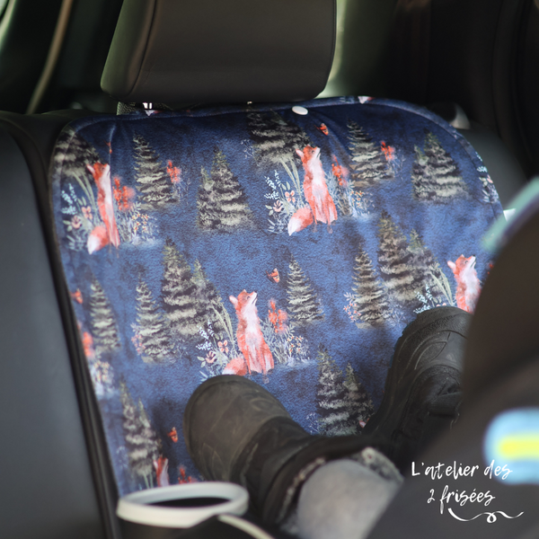Car Seat Protector - The fox and the butterfly