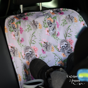 Protège siège de voiture - Petits paresseux PRÉCOMMANDE (prêt 3 mars)