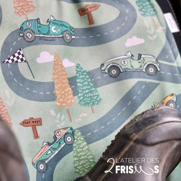 Protège siège de voiture - Rétro-course