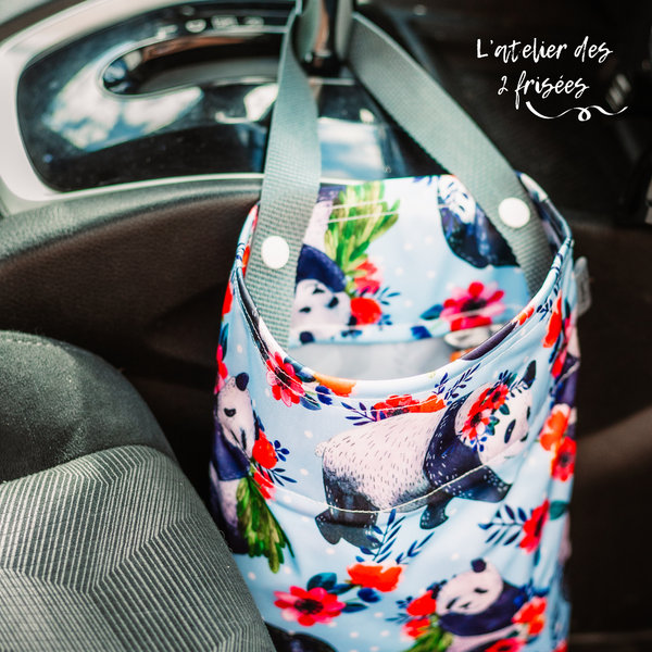Poubelle de voiture - Loutres d'amour