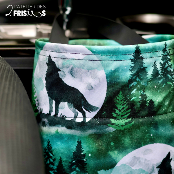 Car Garbage Bag - Wolves
