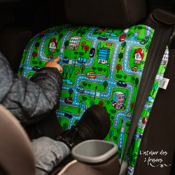 Car Seat Protector - Vroum vroum PRE ORDER (ready by mid-May)