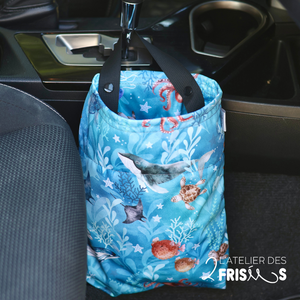 Car garbage bag - Under the ocean PRE ORDER (ready by July 8th)