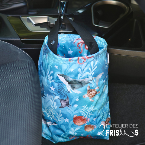 Car garbage bag - Under the ocean PRE ORDER (ready by July 8th)