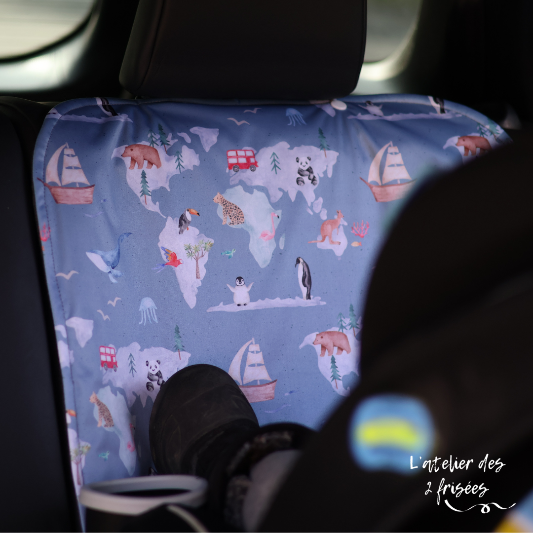 Car Seat Protector - Open to the world PRE ORDER (ready by April 30th)
