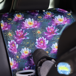 Car Seat Protector - Water lilies