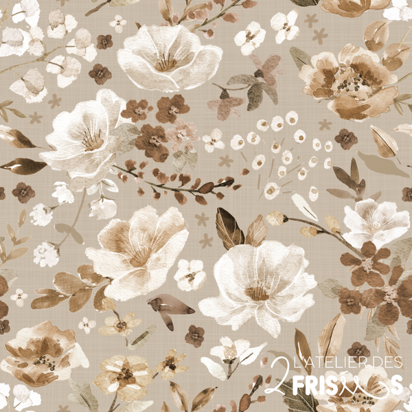 Protège siège de voiture - Vintage en fleurs