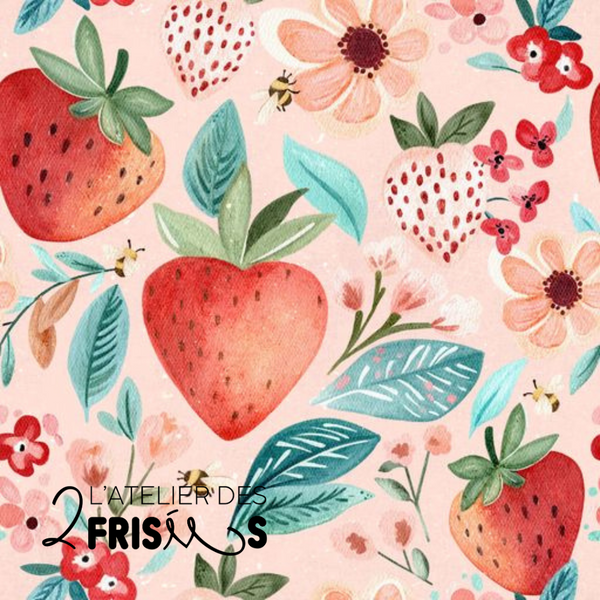 Protège siège de voiture - Succulentes fraises