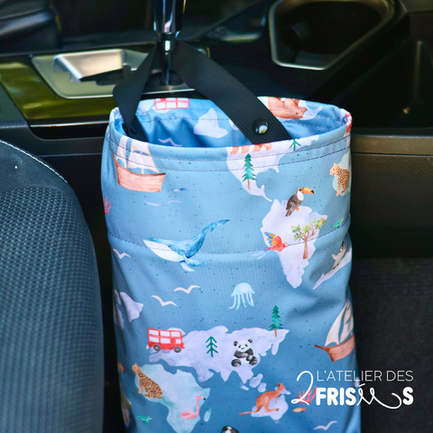 Car garbage bag - Open to the world