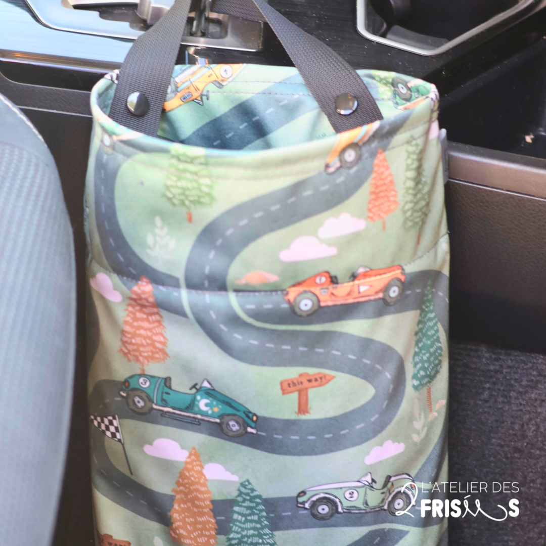 Car Garbage Bag – Retro Race