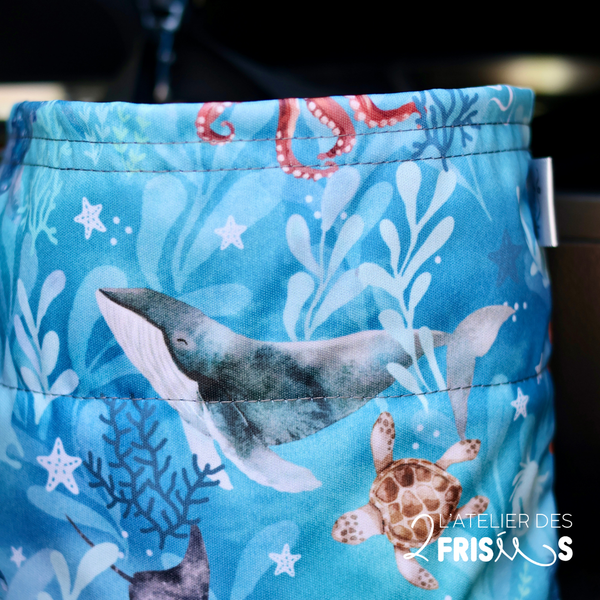 Car garbage bag - Under the ocean PRE ORDER (ready by July 8th)