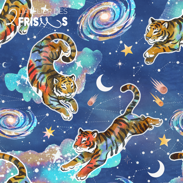 Car Garbage Bag - Celestial Tigers