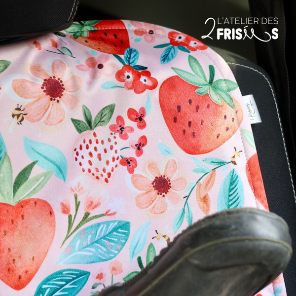 Protège siège de voiture - Succulentes fraises