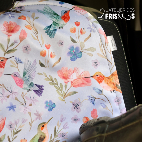 Car Seat Protector – Pretty Hummingbirds