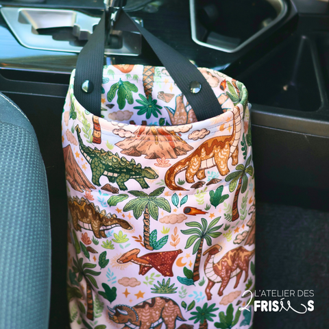 Car Garbage Bag – Volcanosaur