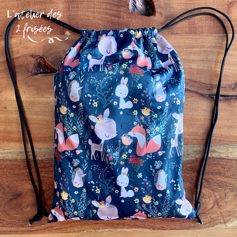 Waterproof backpack - Animals of the flower forest