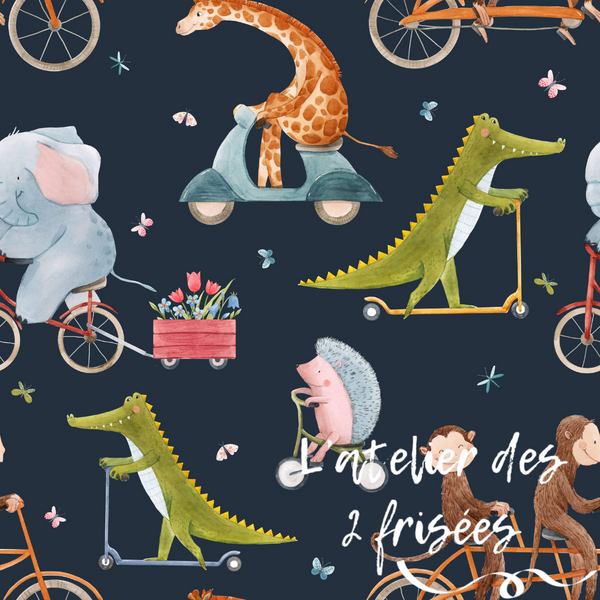 Protège siège de voiture - Animaux du cirque PRÉCOMMANDE (prêt mi-mai)