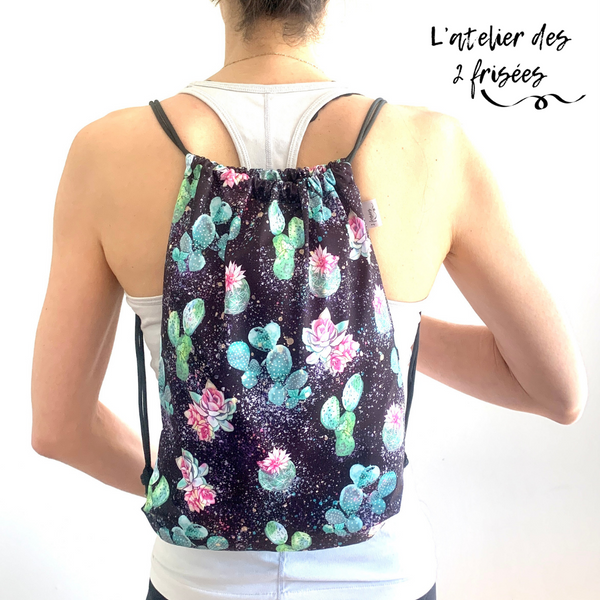 Sac à dos imperméable - Cactus en fleurs