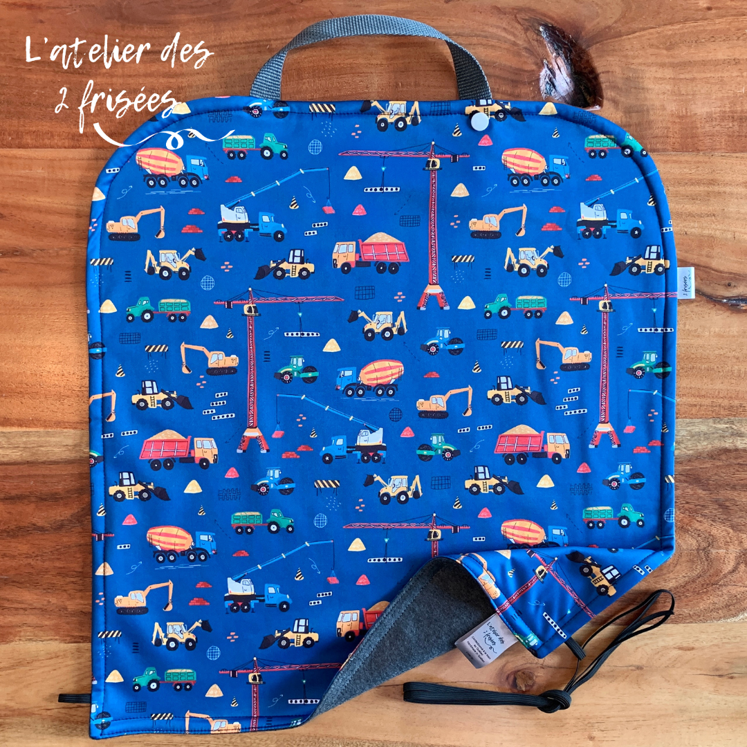 Car Seat Protector - Construction Trucks