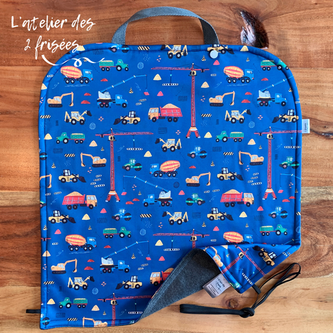 Car Seat Protector - Construction Trucks