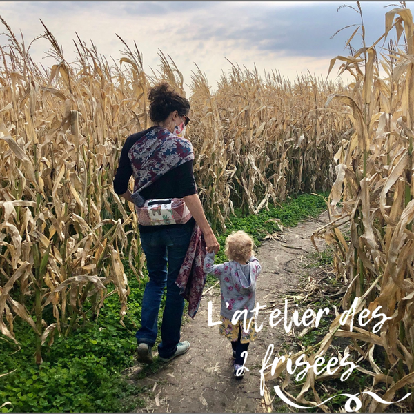 Range porte-bébé - Animaux de la forêt fleurie